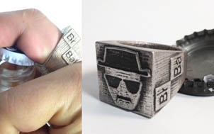 Heisenberg Bottle Opener Ring