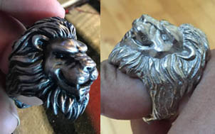  Lion Bottle Opener Ring